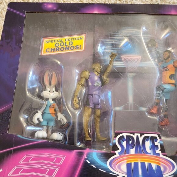 New Space Jam A New Legacy Elite Tune Squad 4 Action Figures Gold Chronos (47T) - Picture 4 of 4